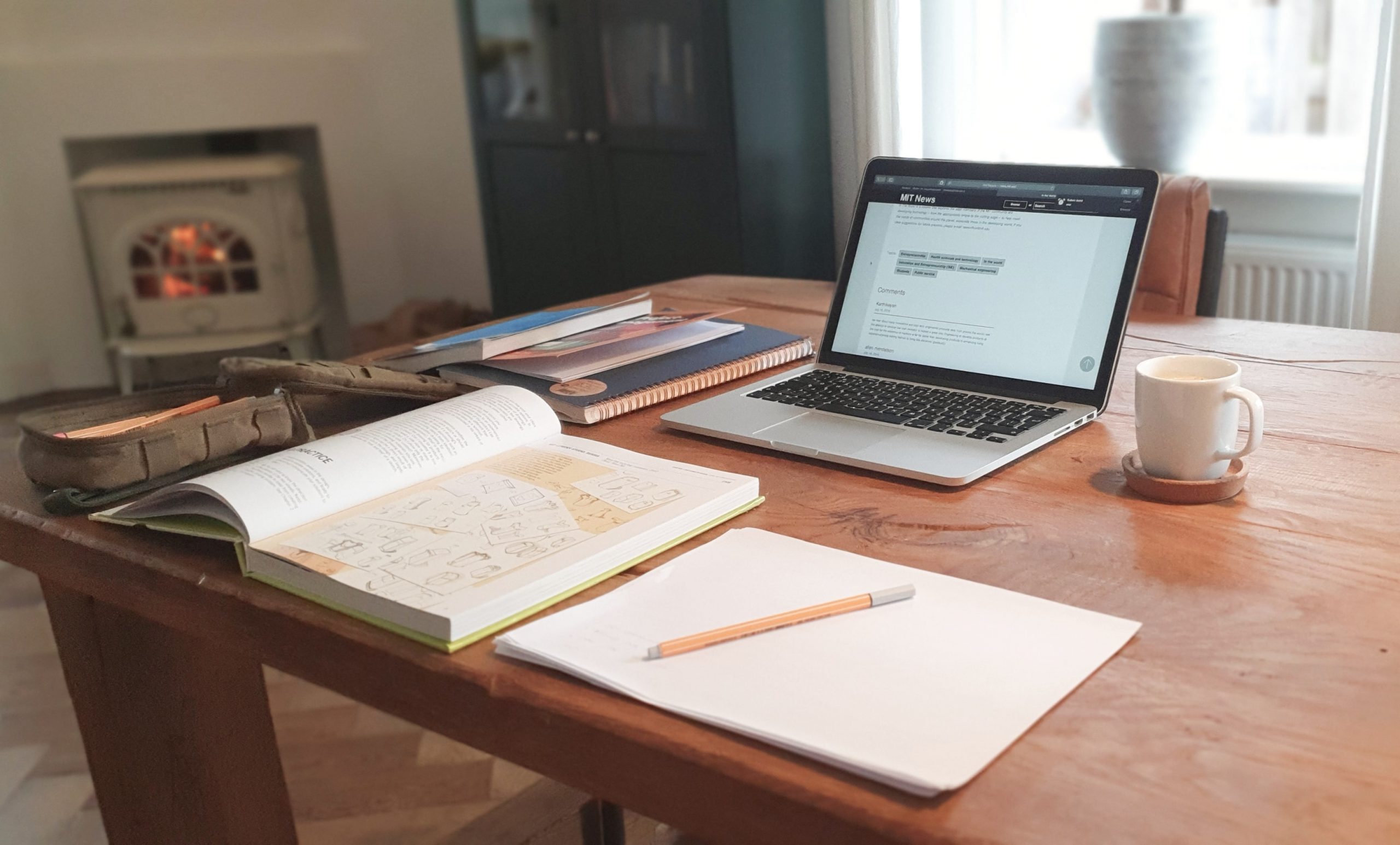 Computer on Desk